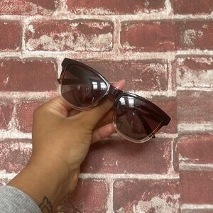 Stylish Black and Tan Sunglasses